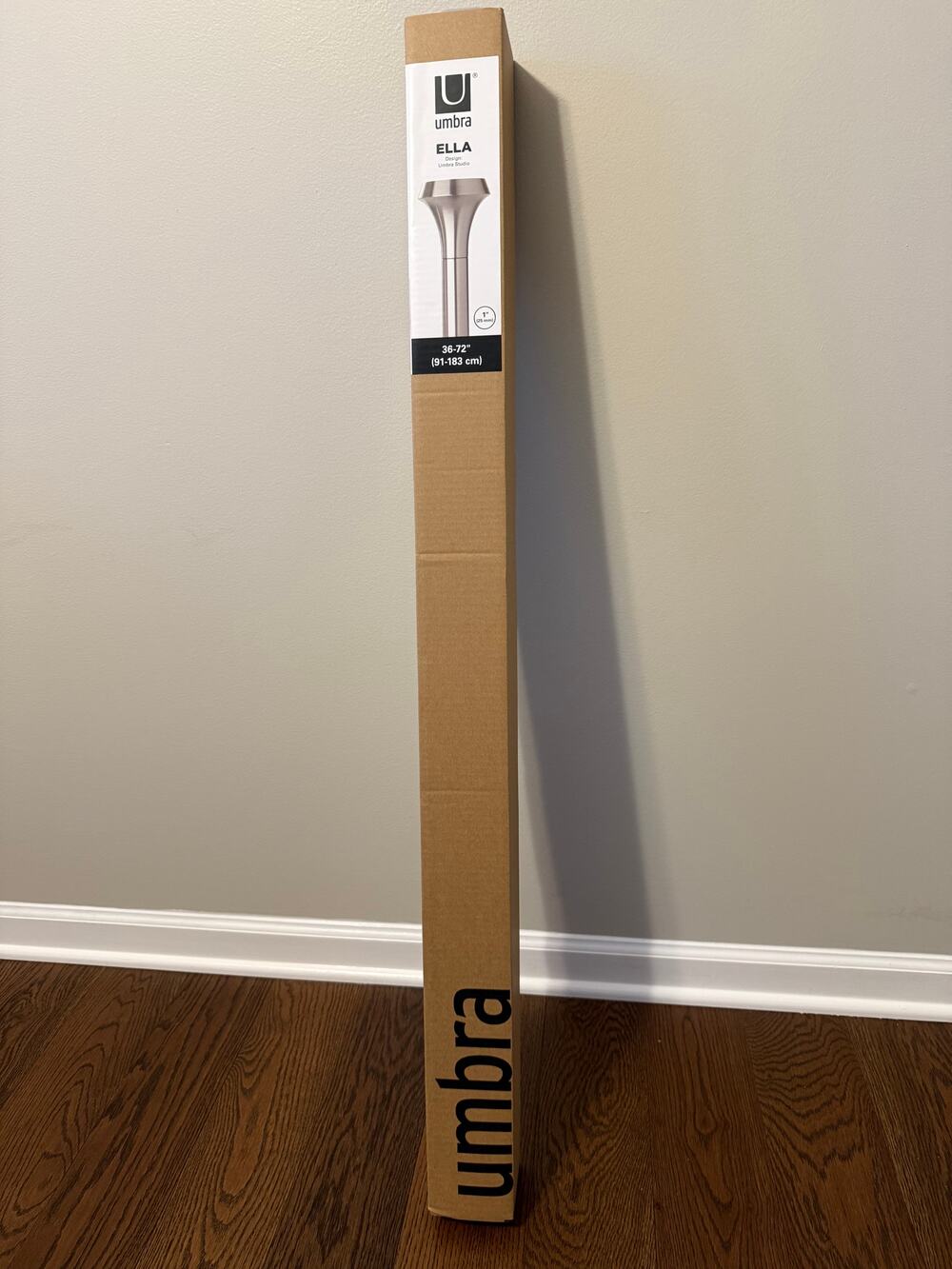 Umbra Ella 36-72" (91-183cm) Curtain Rod Chrome